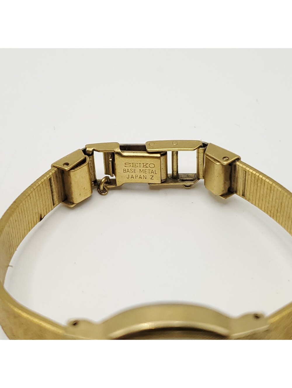 VTG Seiko Quartz Watch 2C20-5389 Women Gold Tone Barrel Analog New Battery - Picture 12 of 14